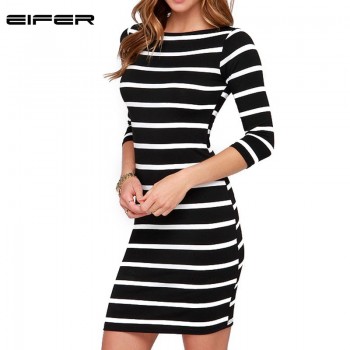 Long Sleeve Straight Plus Size Casual Dress